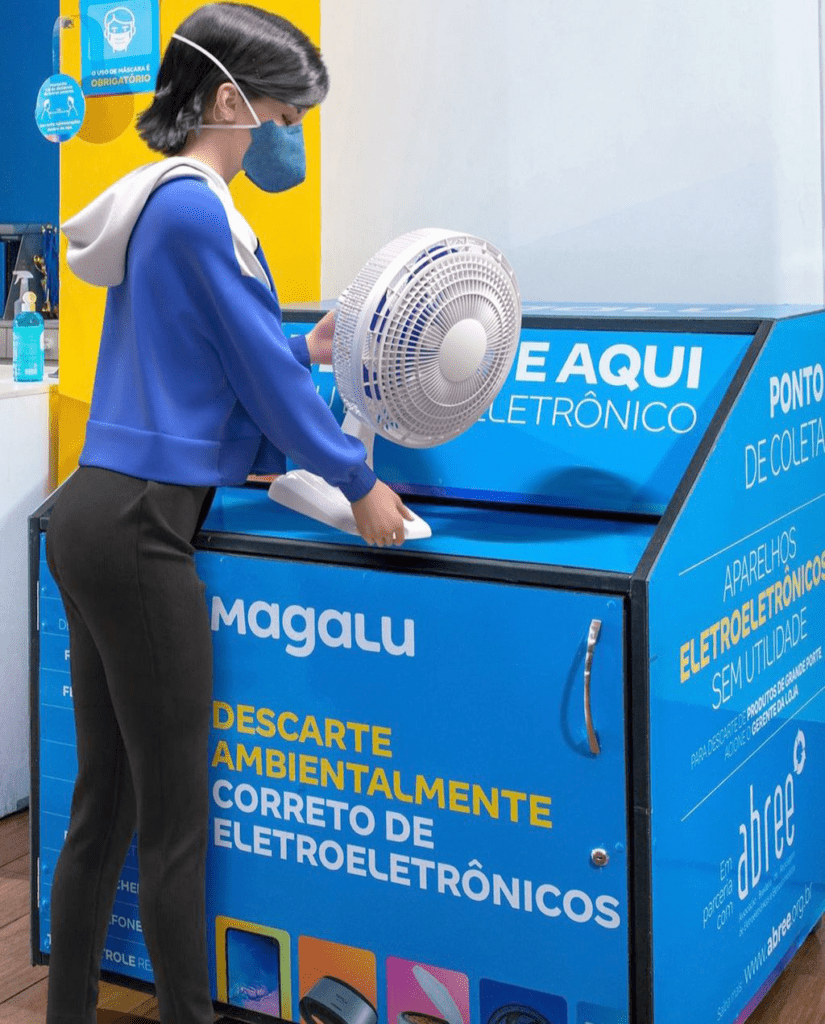 Magalu irá coletar produtos eletrônicos usados em suas lojas
