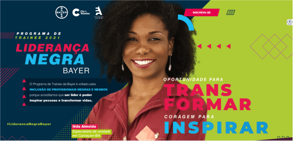 Programa de Trainee 2021 Liderança Negra Bayer