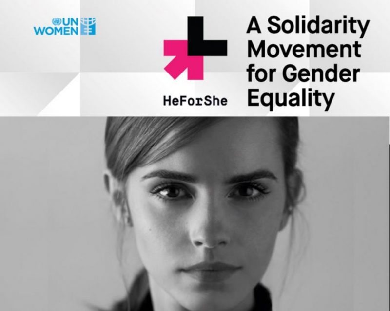 Emma Watson, embaixadora da ONU Mulheres e do movimento #HeforShe